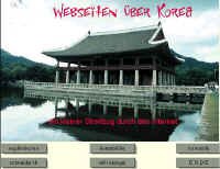 Startmenu der CD-ROM ber deutschsprachige Webseiten zu Korea